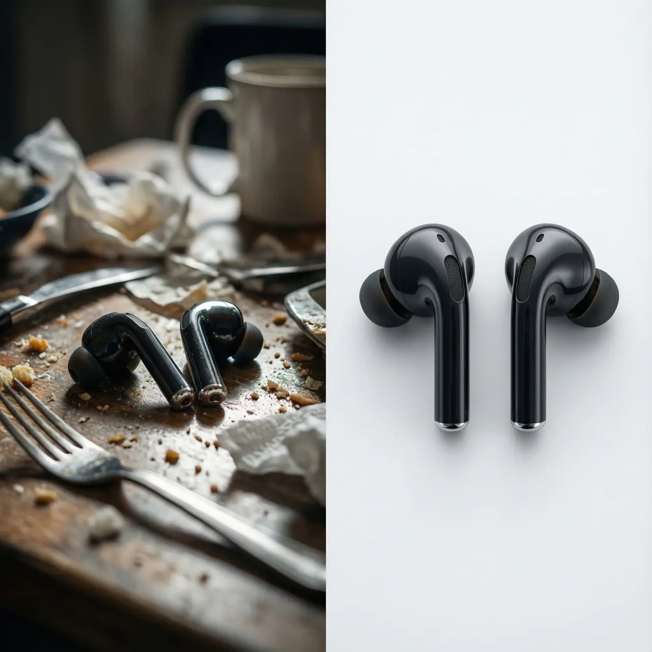 Пример правильной и не правильной предметной фотосъемки